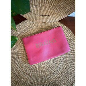 Beauty by Boscovs BRAINS pink make up pouch
